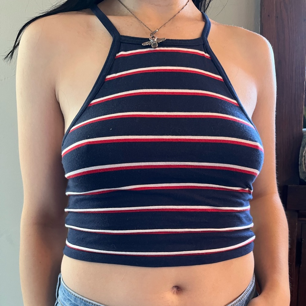 DIVIDED Striped Tank Top size s